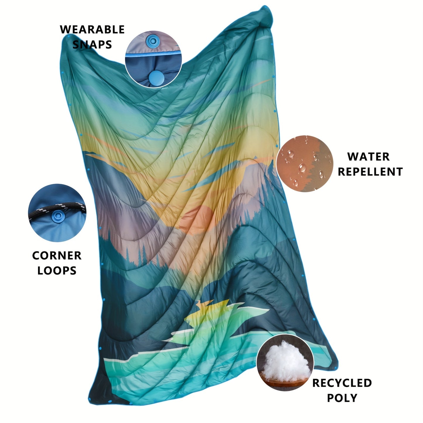 Wearable Camping Blanket