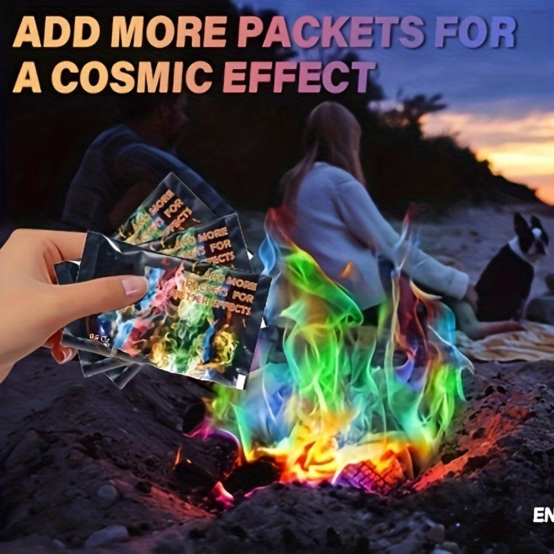 50pcs Magic Campfire Fire Color Changing Packets