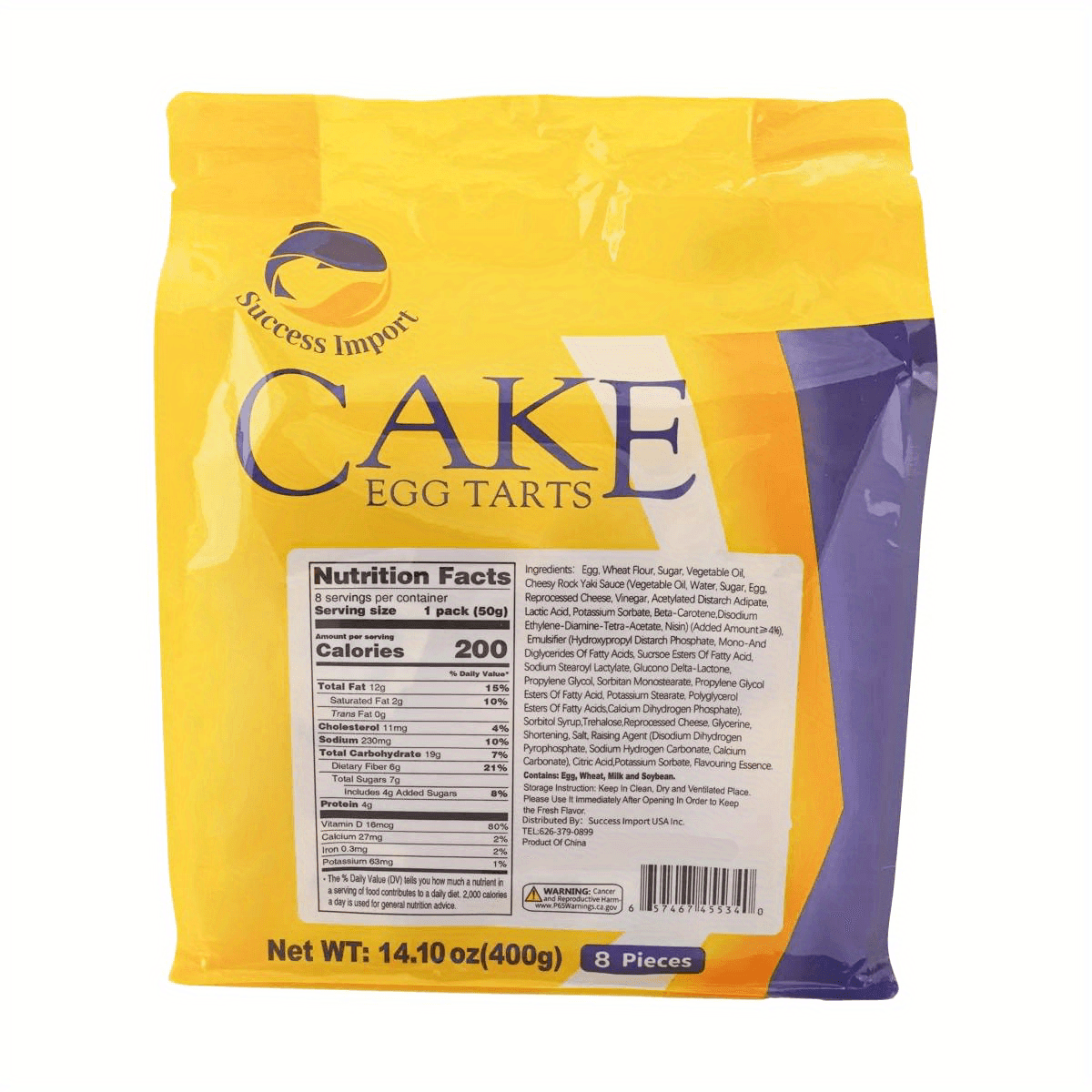 Sponge Cake Travel Snack Cakes