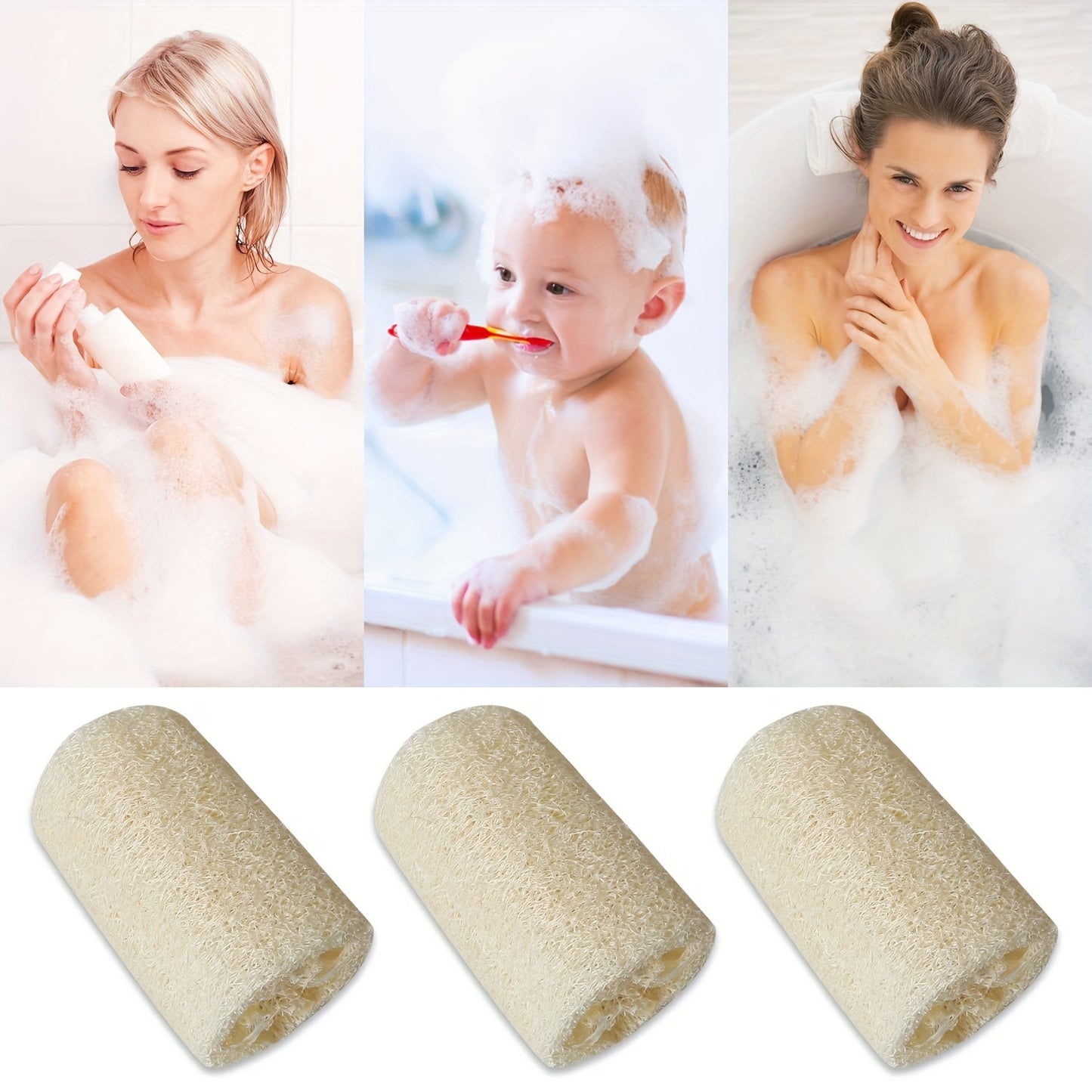 Organic Luffa Bath & Shower Exfoliating Sponge