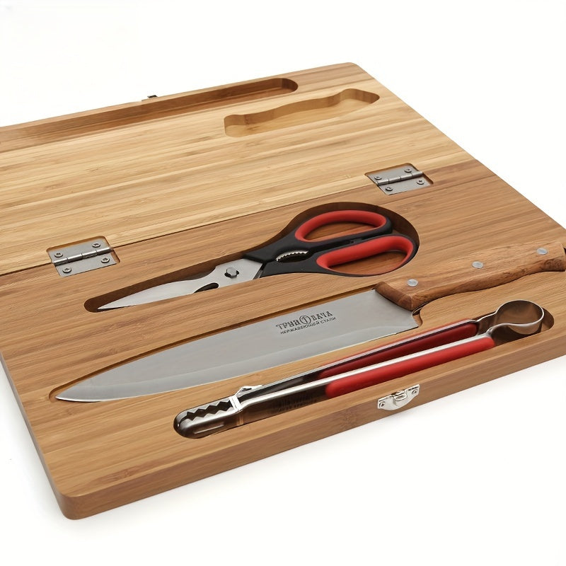 Concealed Cutlery Cutting Board Set