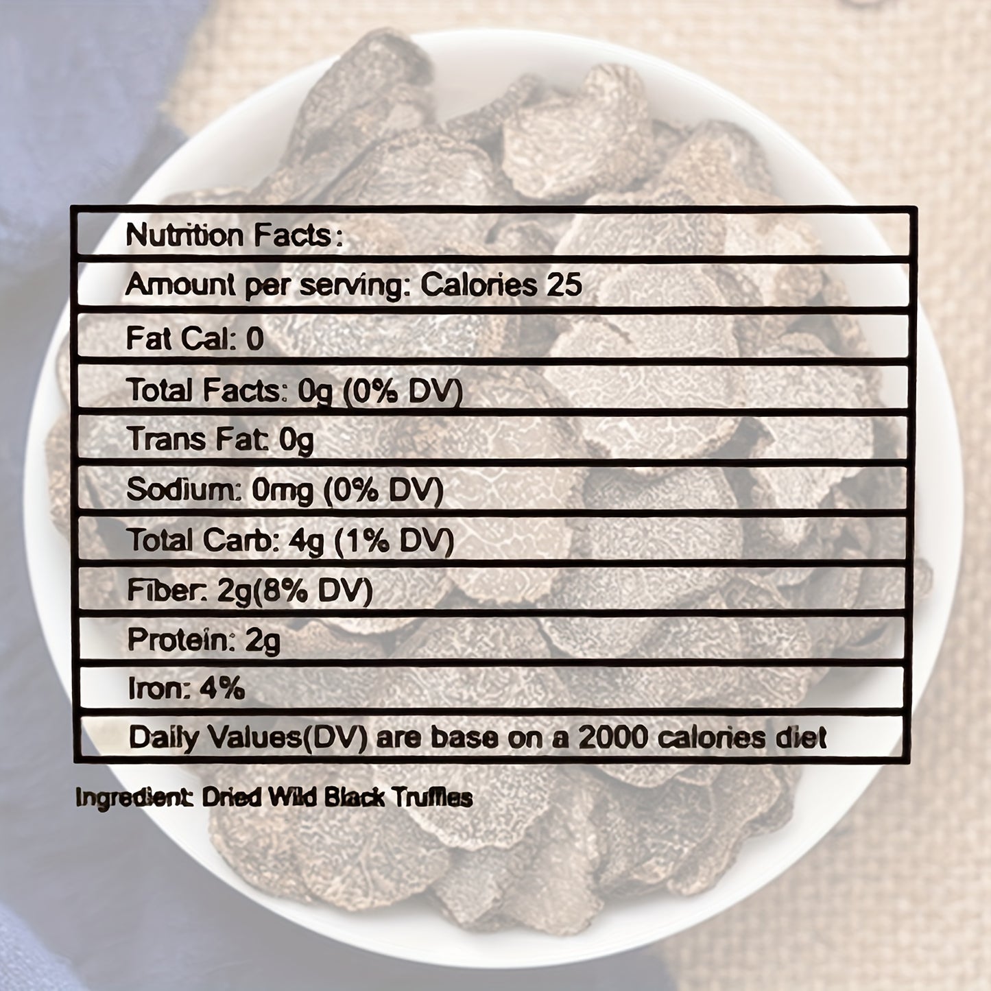 Dried Wild Black Truffles 1oz Premium Grade