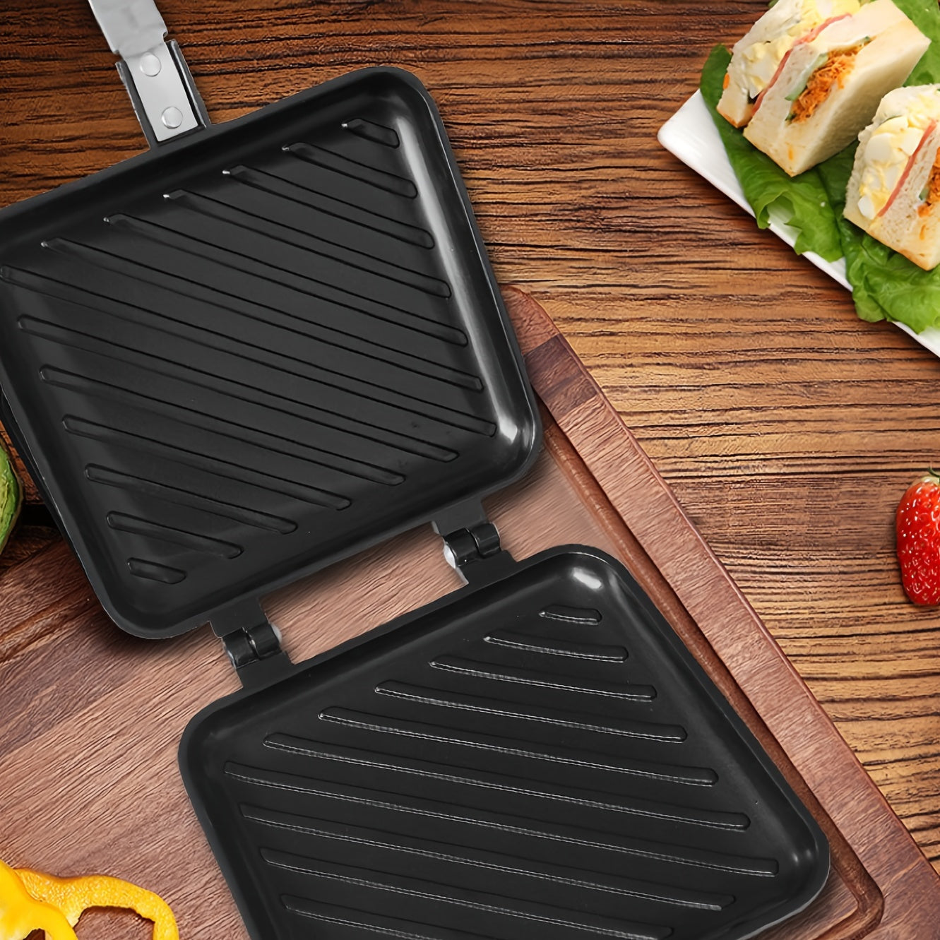 Double Sided Non-Stick Campfire Sandwich Maker