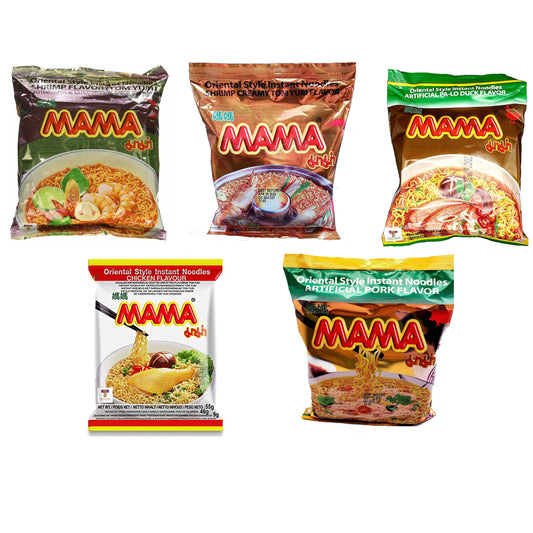 Instant Noodle Flavor Bundle Package 30 Packs