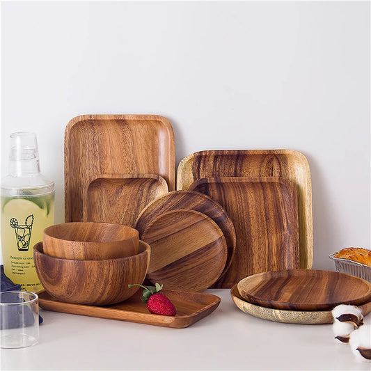 Japanese Wood Tableware