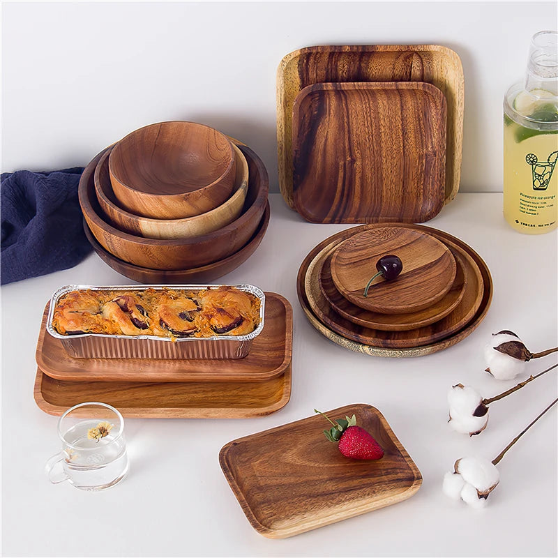 Japanese Wood Tableware