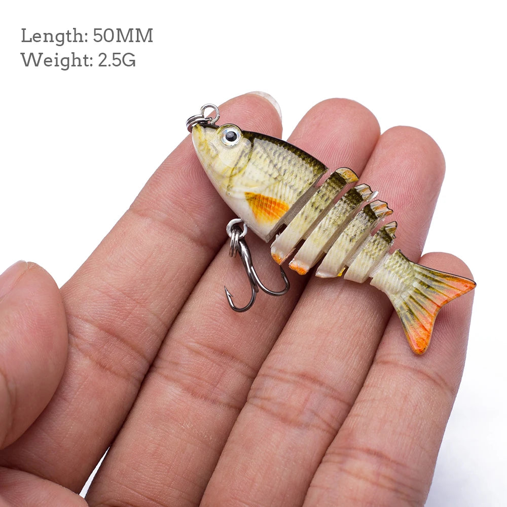 5cm/2.5g Mini Multi Jointed Swimbait Fishing Lure