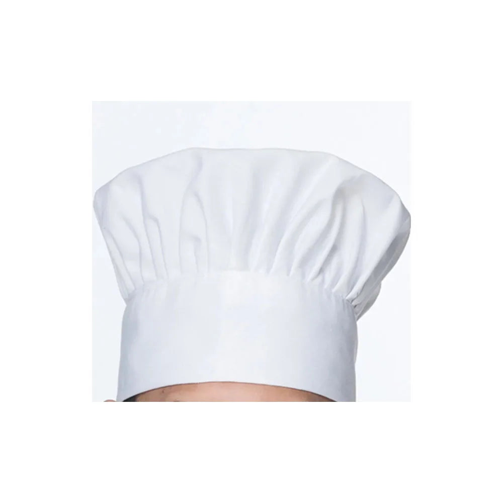 White Baker/Chef Elastic Hat