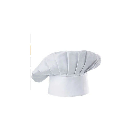 White Baker/Chef Elastic Hat