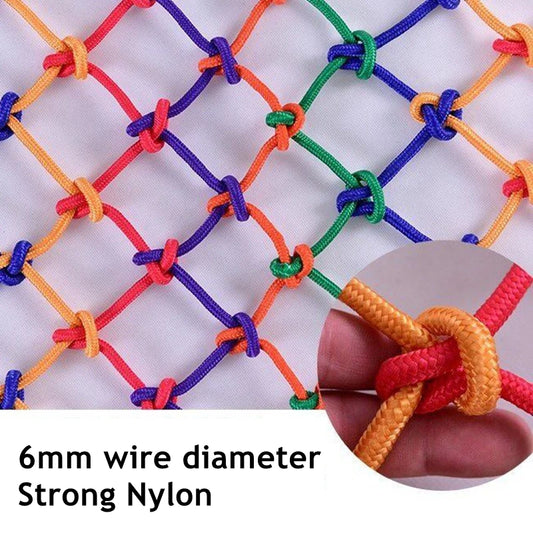 Colorful Nylon Rope Children Safety Net