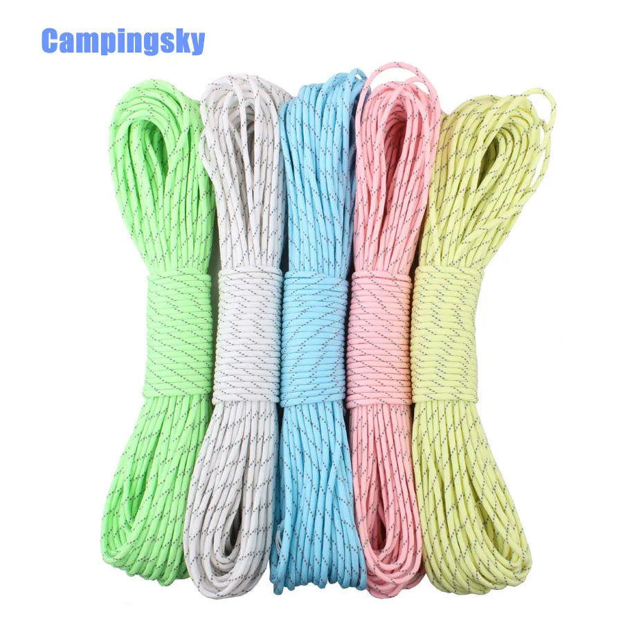 Campingsky Glow in the Dark & Reflective Paracord