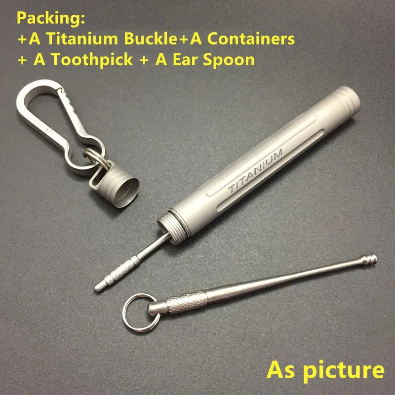 Titanium Toothpick Set