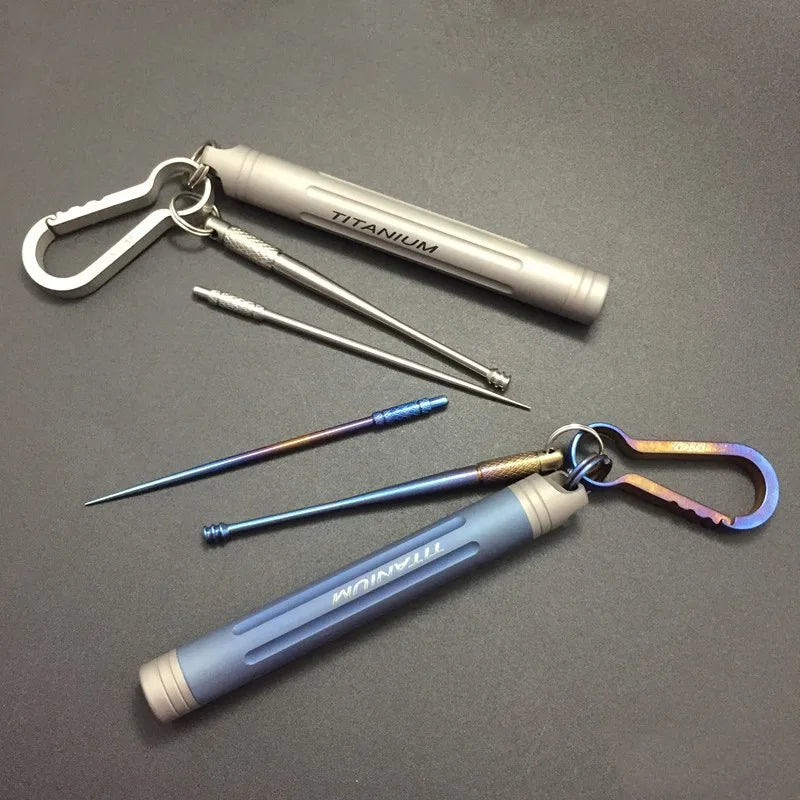 Titanium Toothpick Set