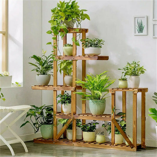 Wood Plant Stand