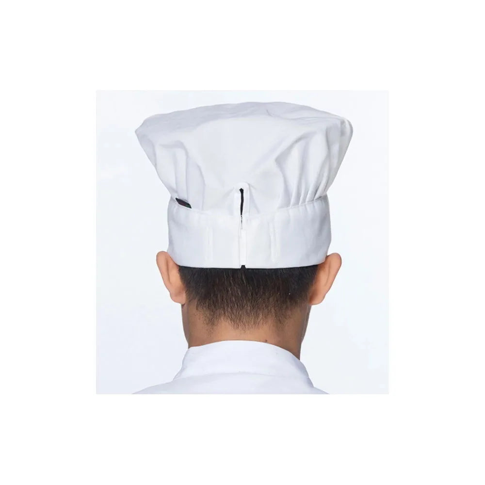 White Baker/Chef Elastic Hat