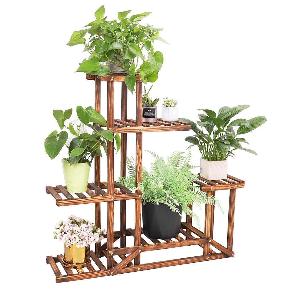 Wood Plant Stand