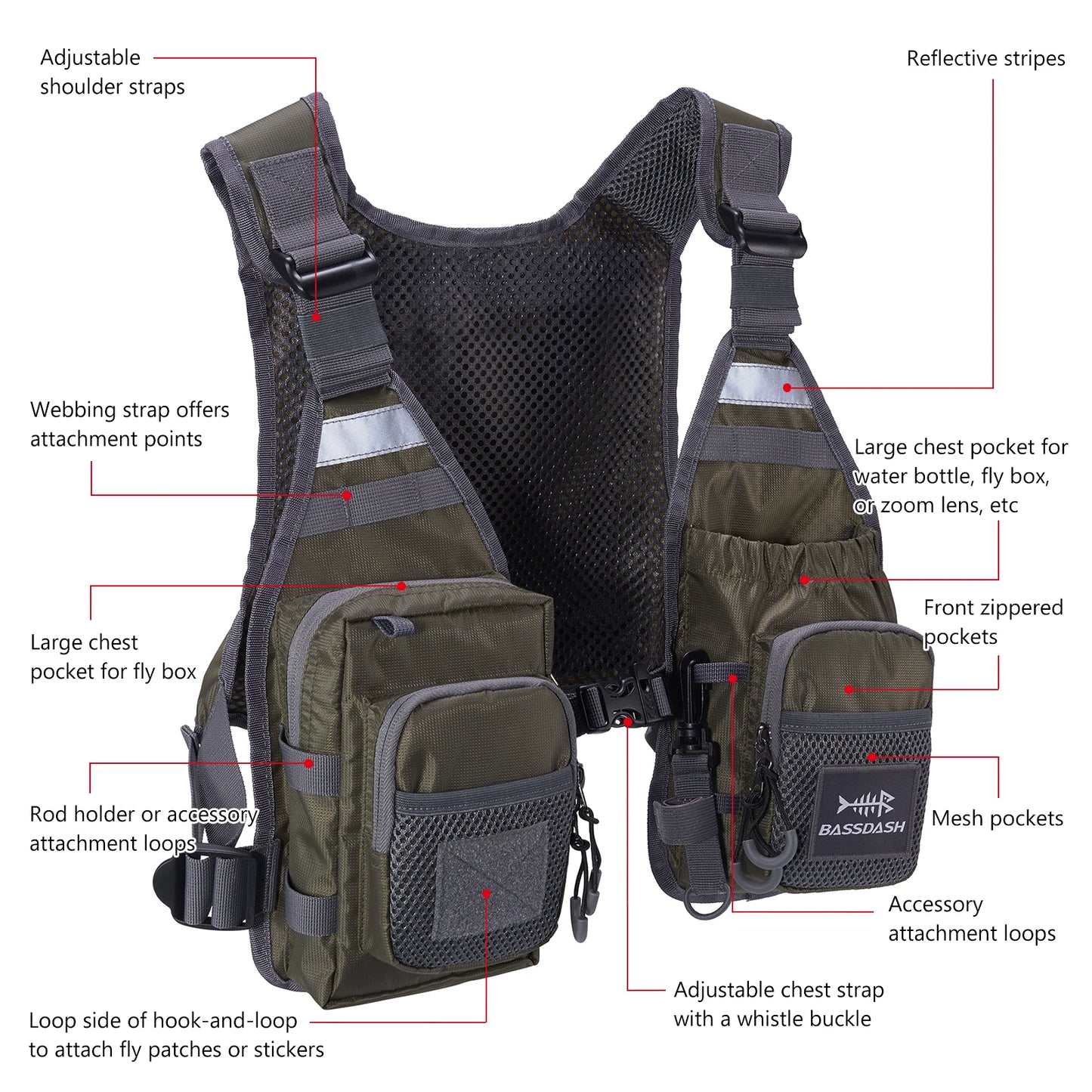 Lightweight Fly Fishing Vest