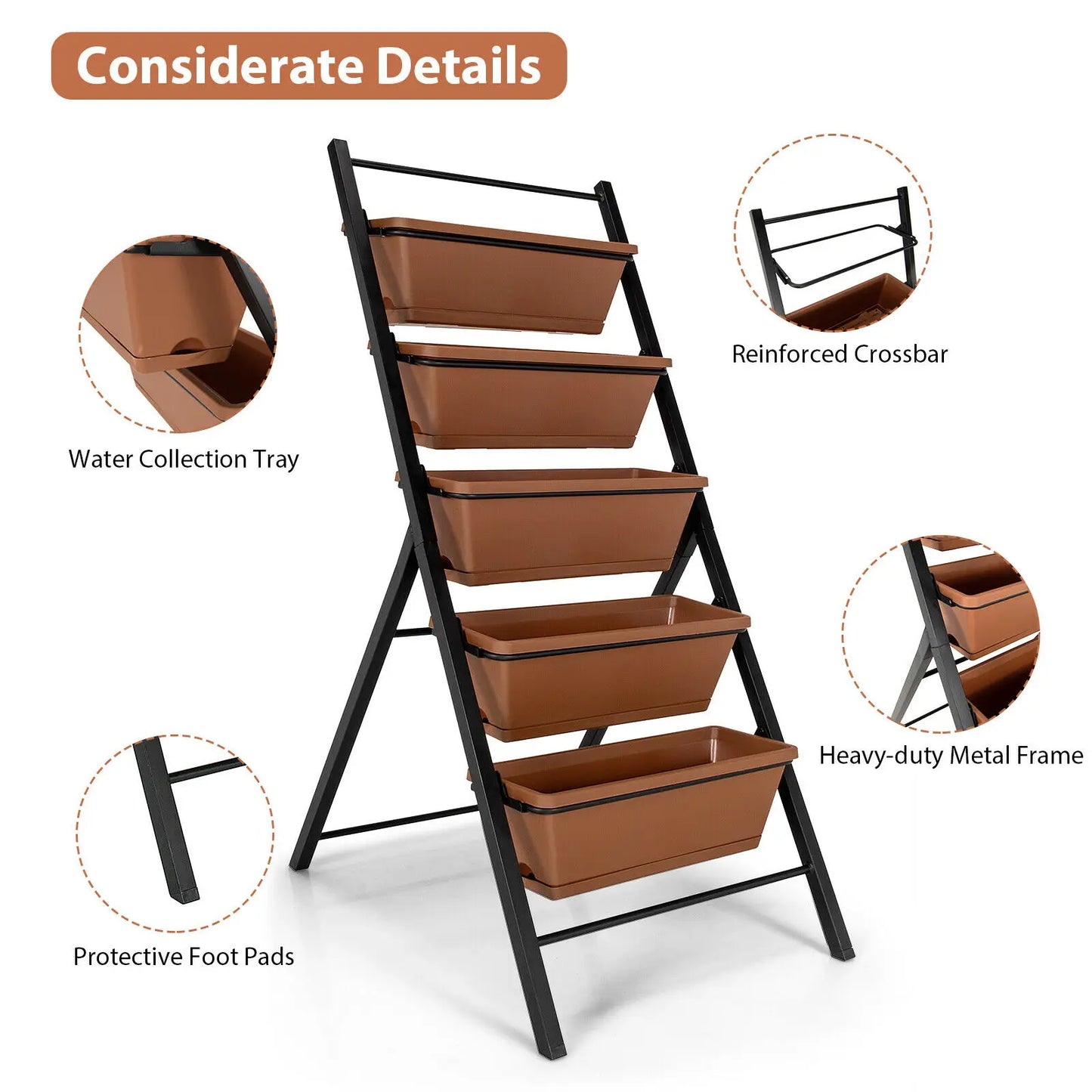 5-tier Vertical Garden Planter