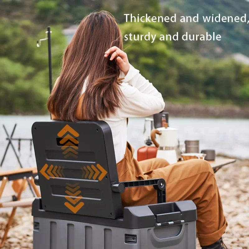 Versatile Large Foldable Storage Box - Durable for Outdoor, Camping, Clothes & Toy Organizer