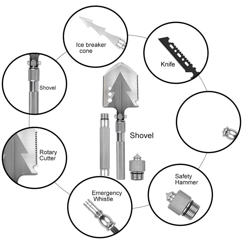 Camping Shovel Axe Set