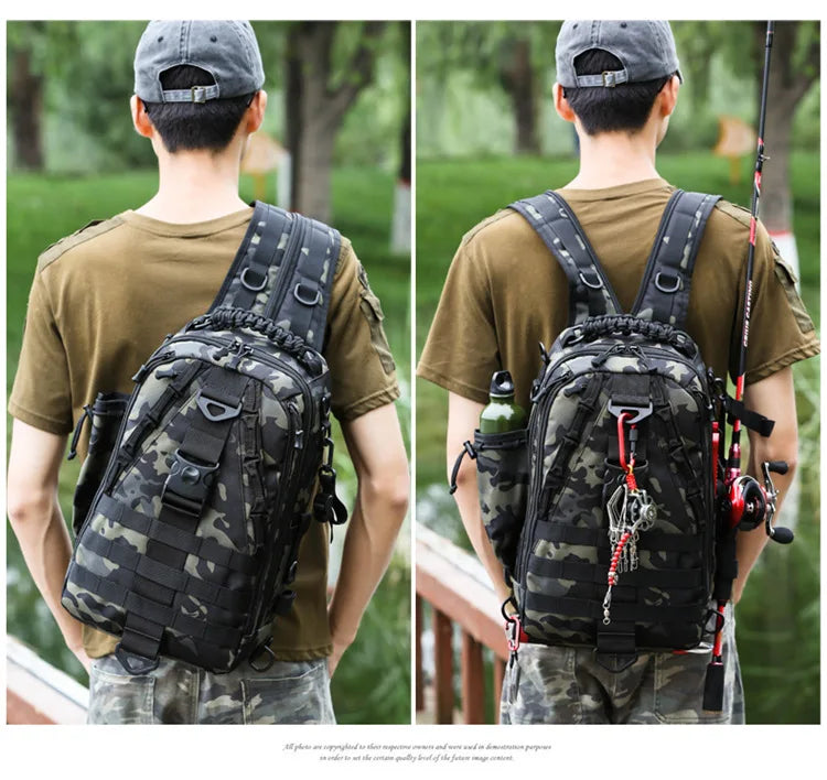 Waterproof Hiking & Fishing Backpack