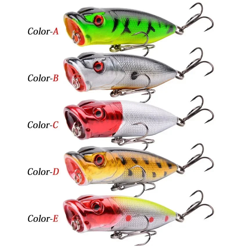 Popper Fishing Lure Hard Artificial Bait Topwater