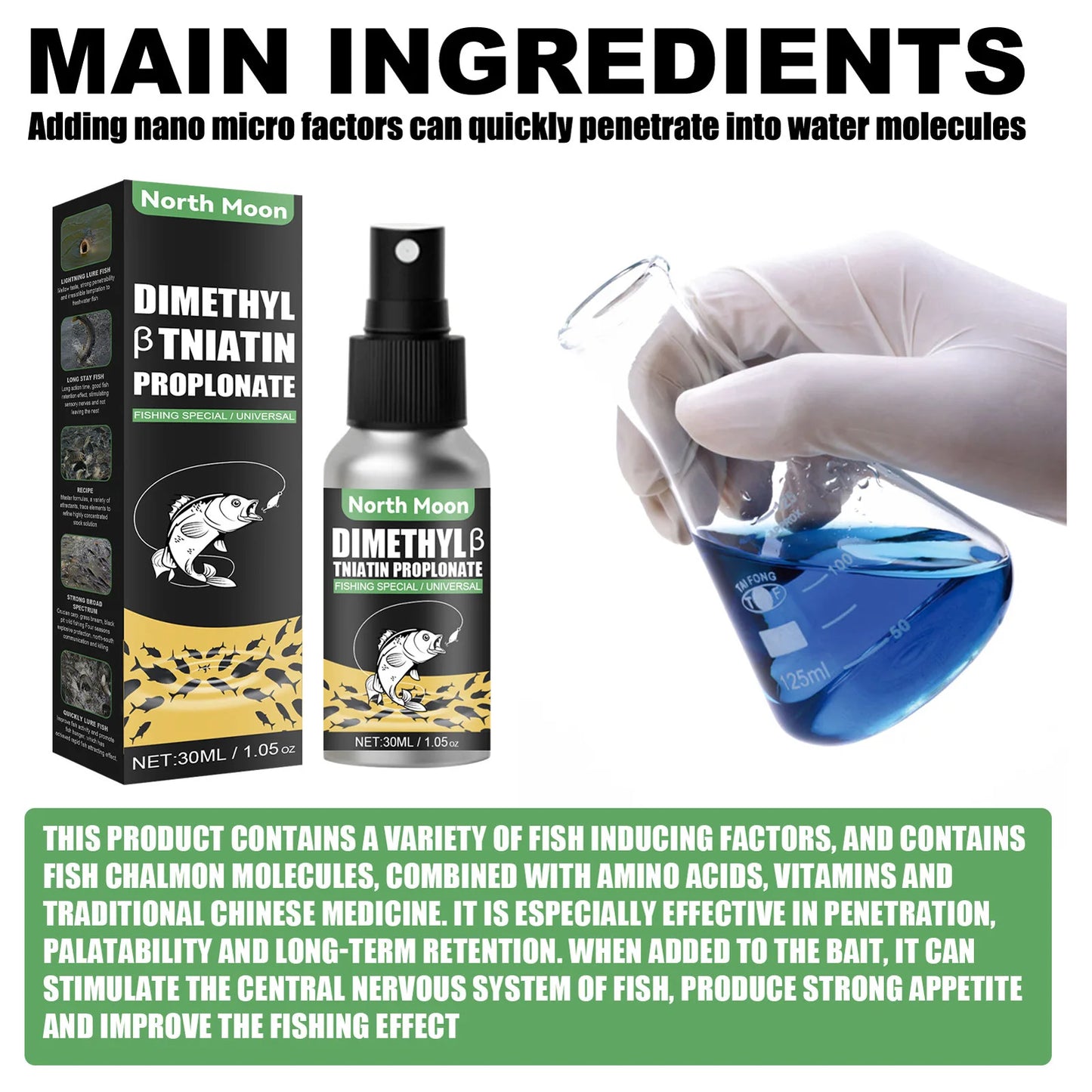 30ml Liquid Attractant Natural Scent to Attract Fish