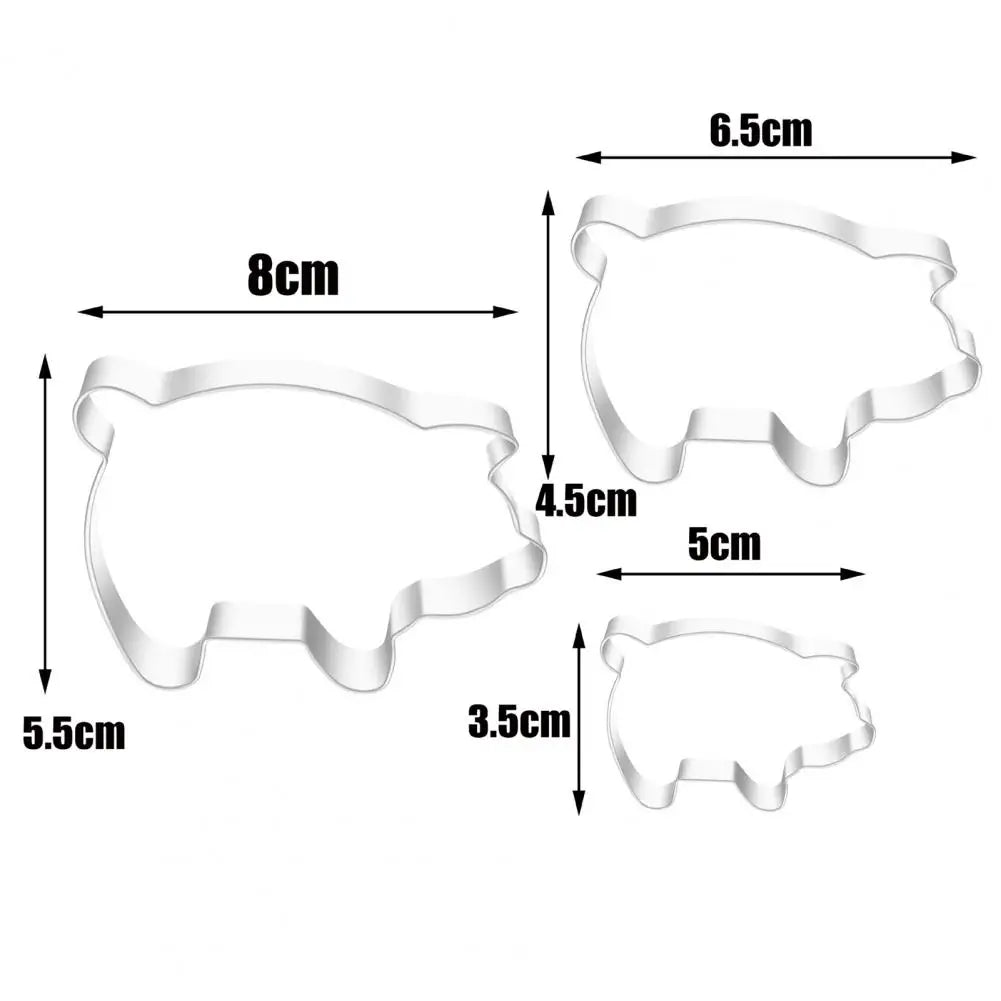 Cookie Cutters Pig Shape - Michef's Outside