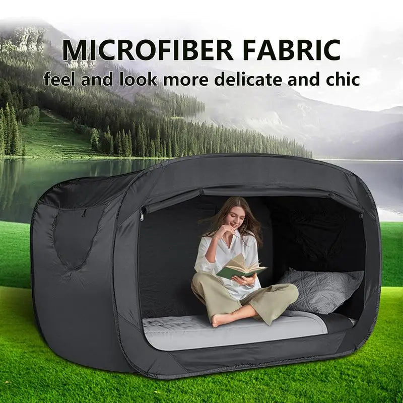 Indoor/Outdoor Camping Privacy Space Bed with Canopy