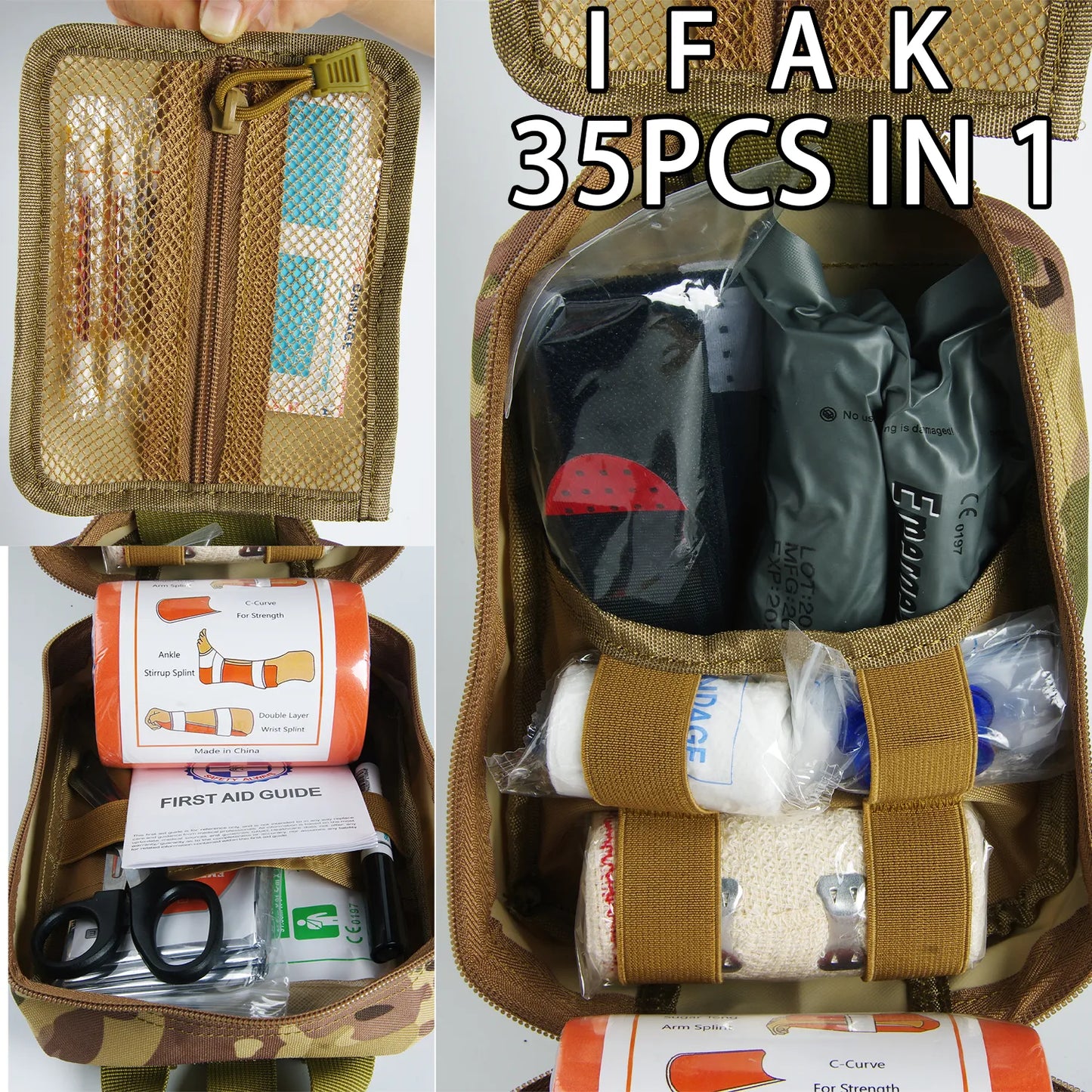 Military IFAK Trauma Survival First Aid Kit