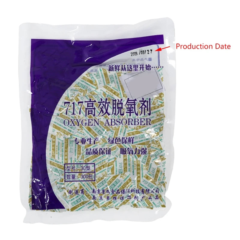 300 Small Bags Oxygen Absorber Long Term Food Grade