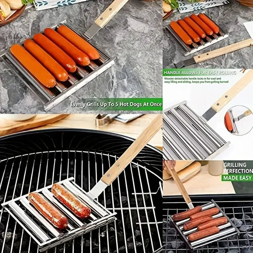 Stainless Steel Sausage Roller for the grill