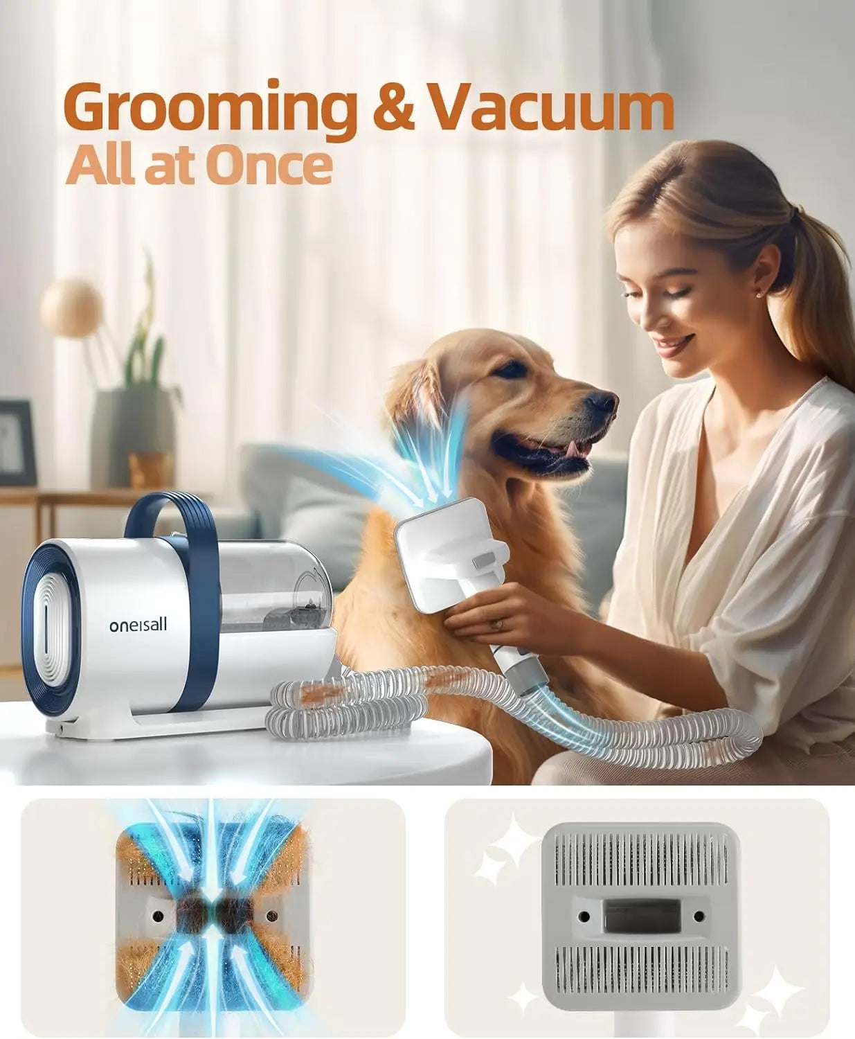 Dog Grooming & Vacuum Kit