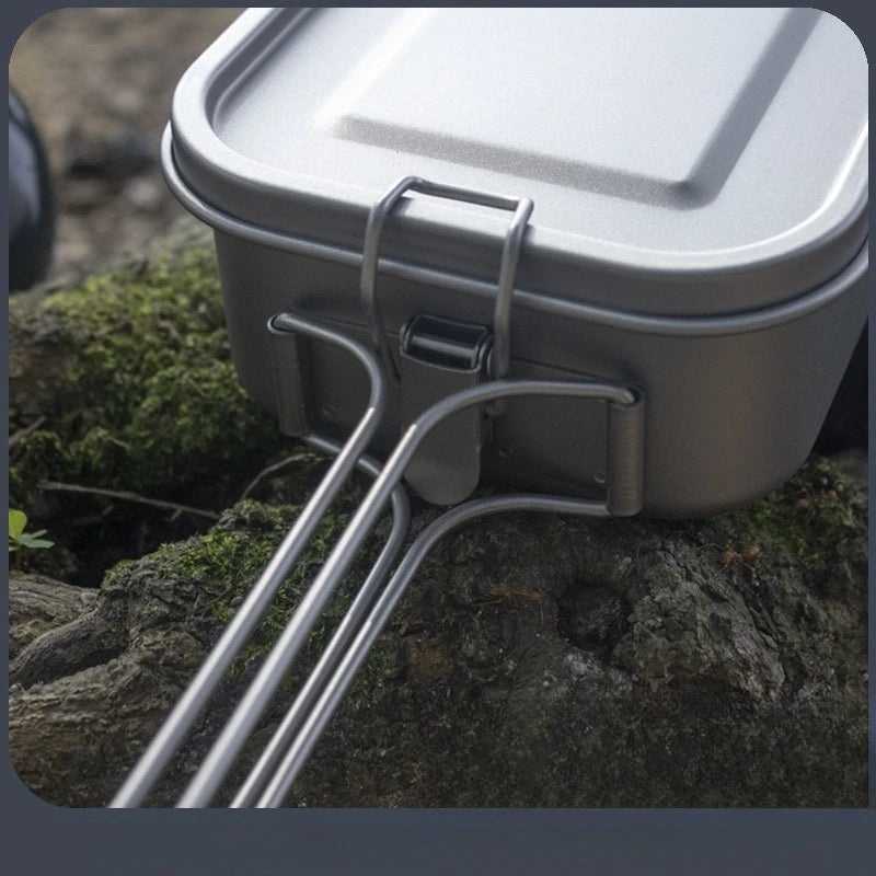 Pure Titanium Lunch Box