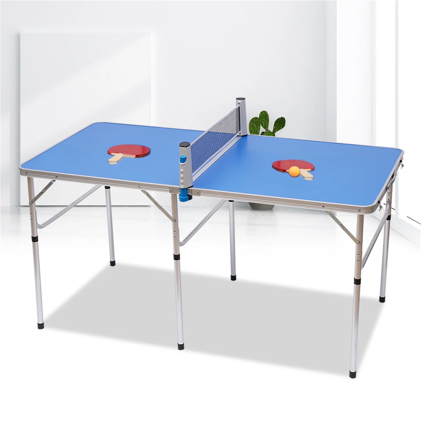 Foldable Ping Pong Table w/ Net