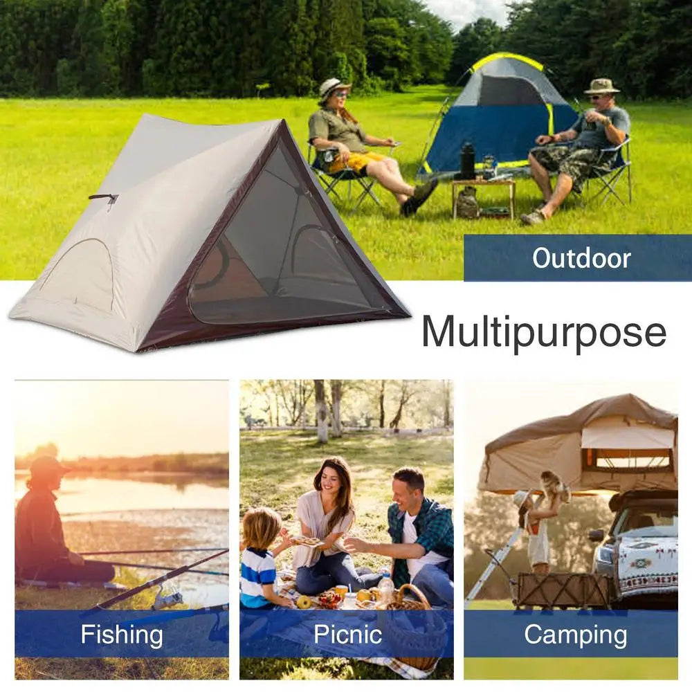 Portable Sunproof Auto-Open Shelter With Front and Back Doors