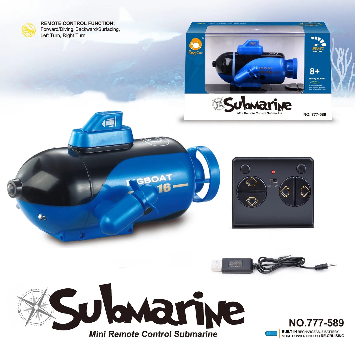 Submarine Remote Control Water Toy