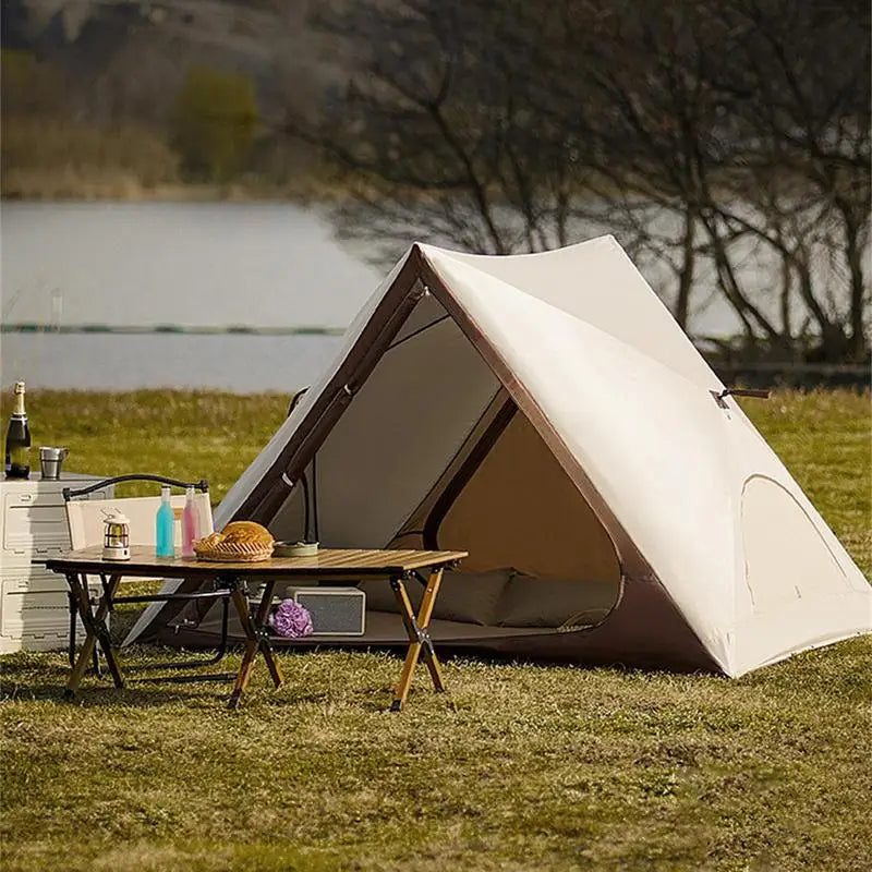 Portable Sunproof Auto-Open Shelter With Front and Back Doors