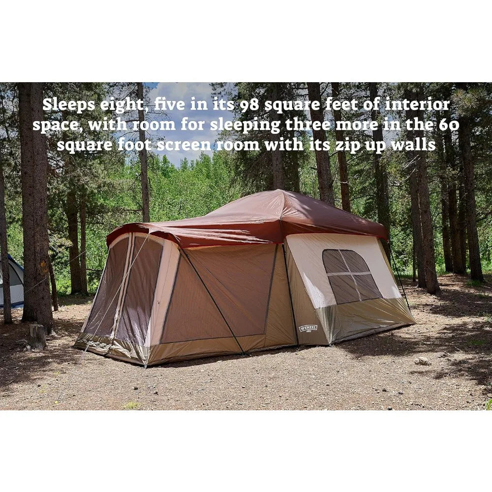 8 Person Tent w/Convertible Screen Room