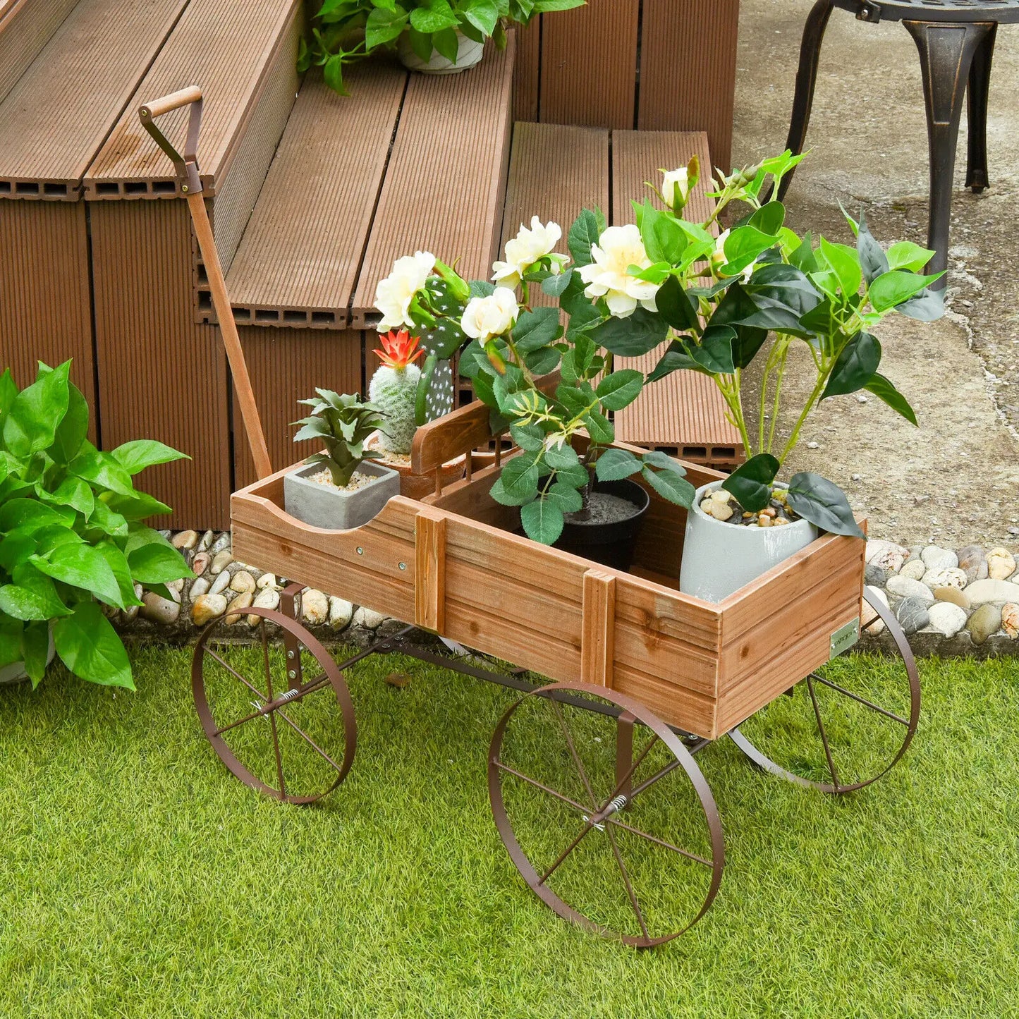 Antique Plant Bed Wagon