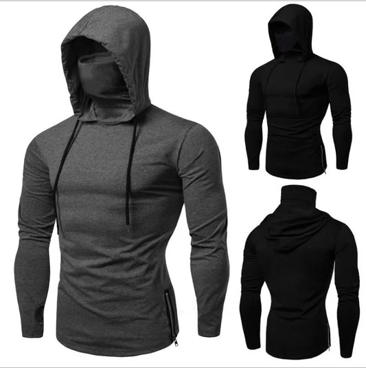 Long-sleeved Hoodie w/Collar