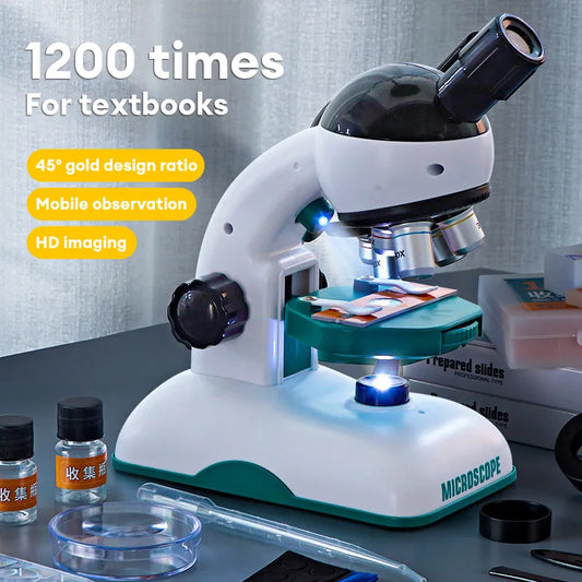 180X-1200X Microscope Children STEM Toy