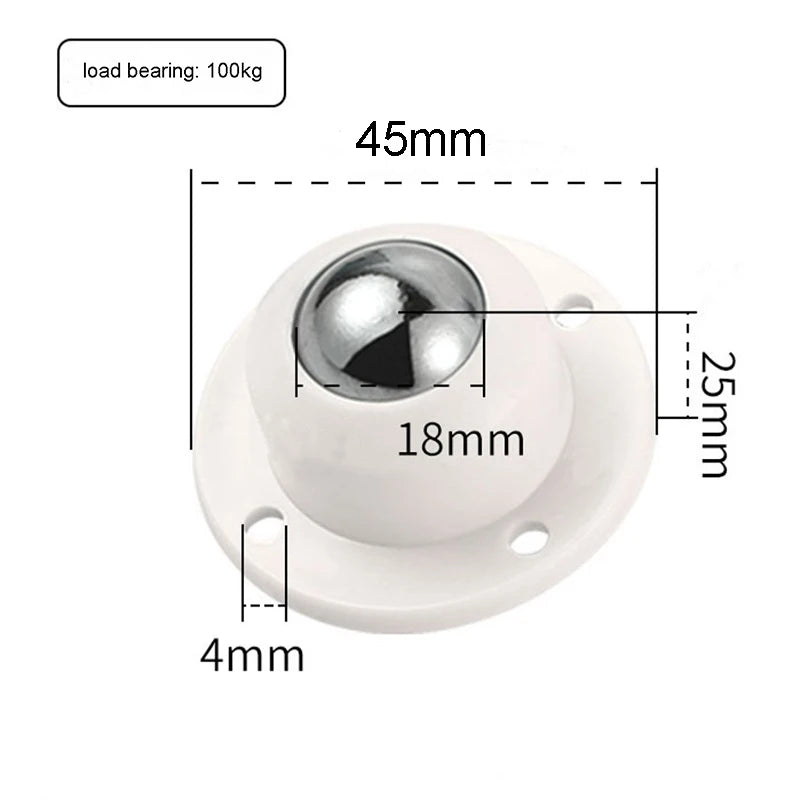 Stainless Steel Mini Swivel Caster Wheels Heavy Duty