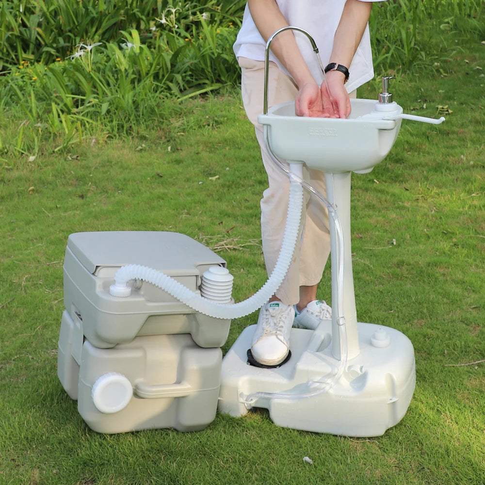 Camping Sink with Toilet