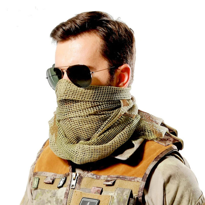 Camouflage Mesh Breathable Neckerchief