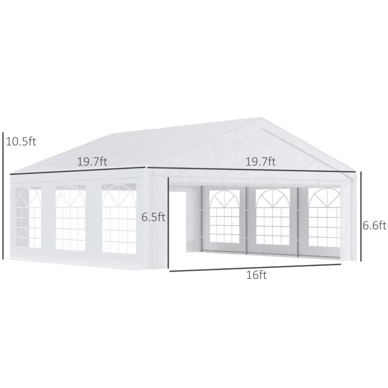 Heavy-duty Large Wedding Tent - Michef's Outside