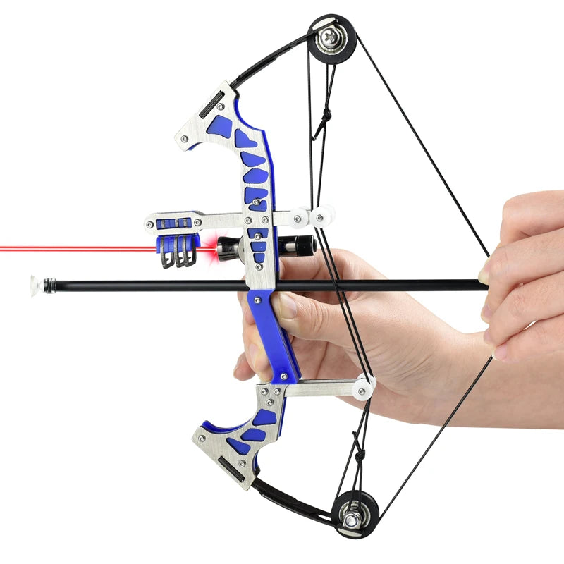 Laser Shooting Compound Bow and Arrow