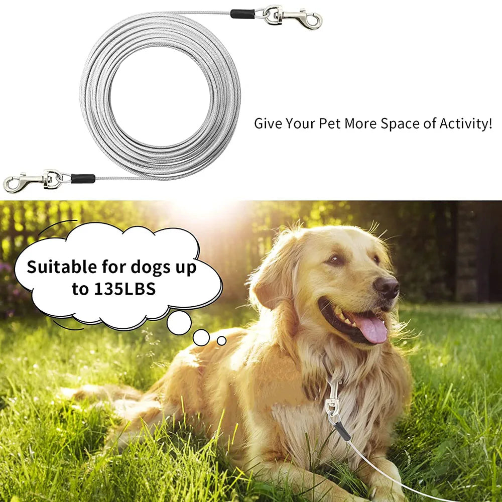 Dog Tie Out Cable Steel Wire