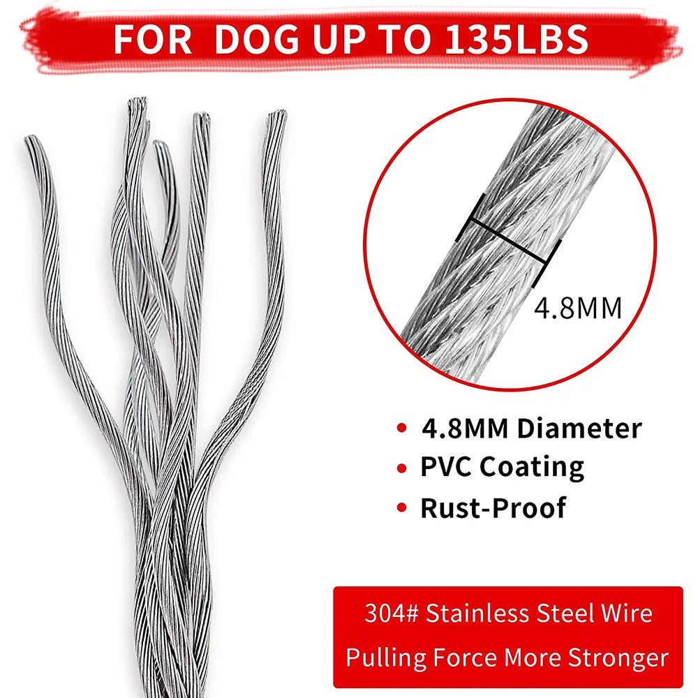 Dog Tie Out Cable Steel Wire