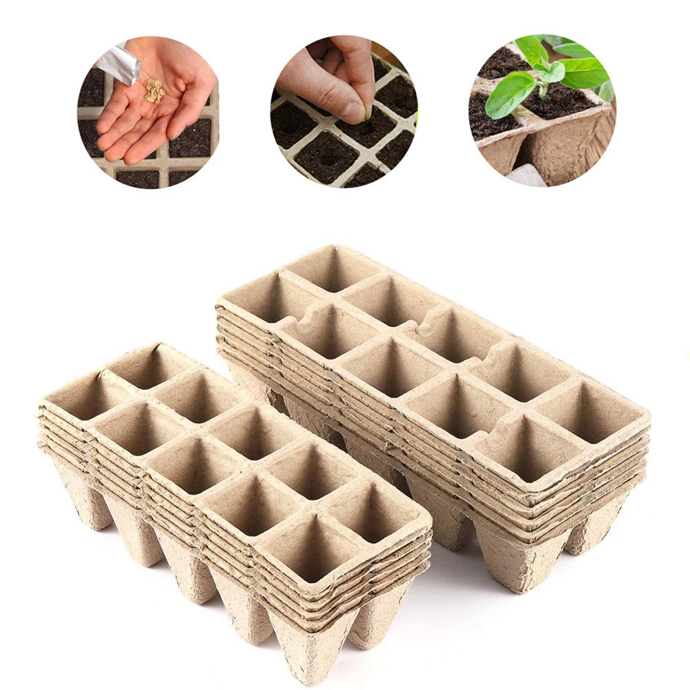 10 Grid Peat Pots